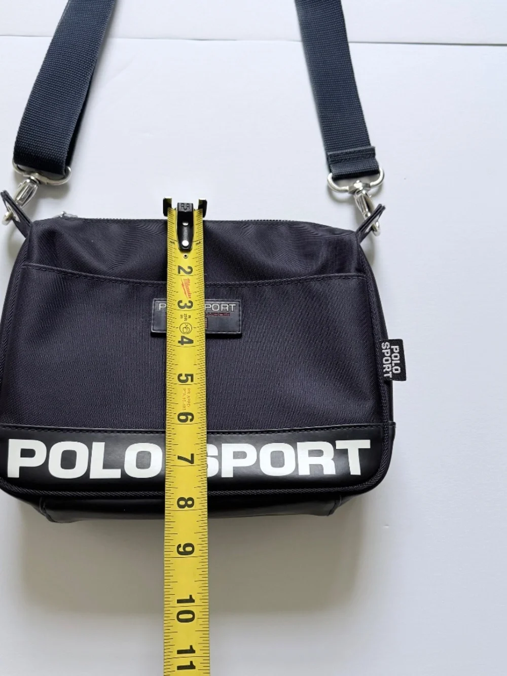 Vintage Polo Sport Ralph Lauren Dark Navy Nylon Crossbody Bag
